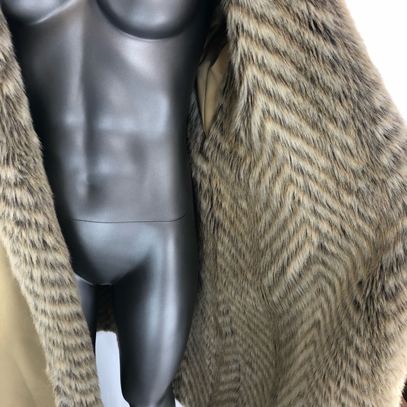 Fur Hooded Trench Coat by Bonnie Cashin Rare Vtg - Picture 5 of 8